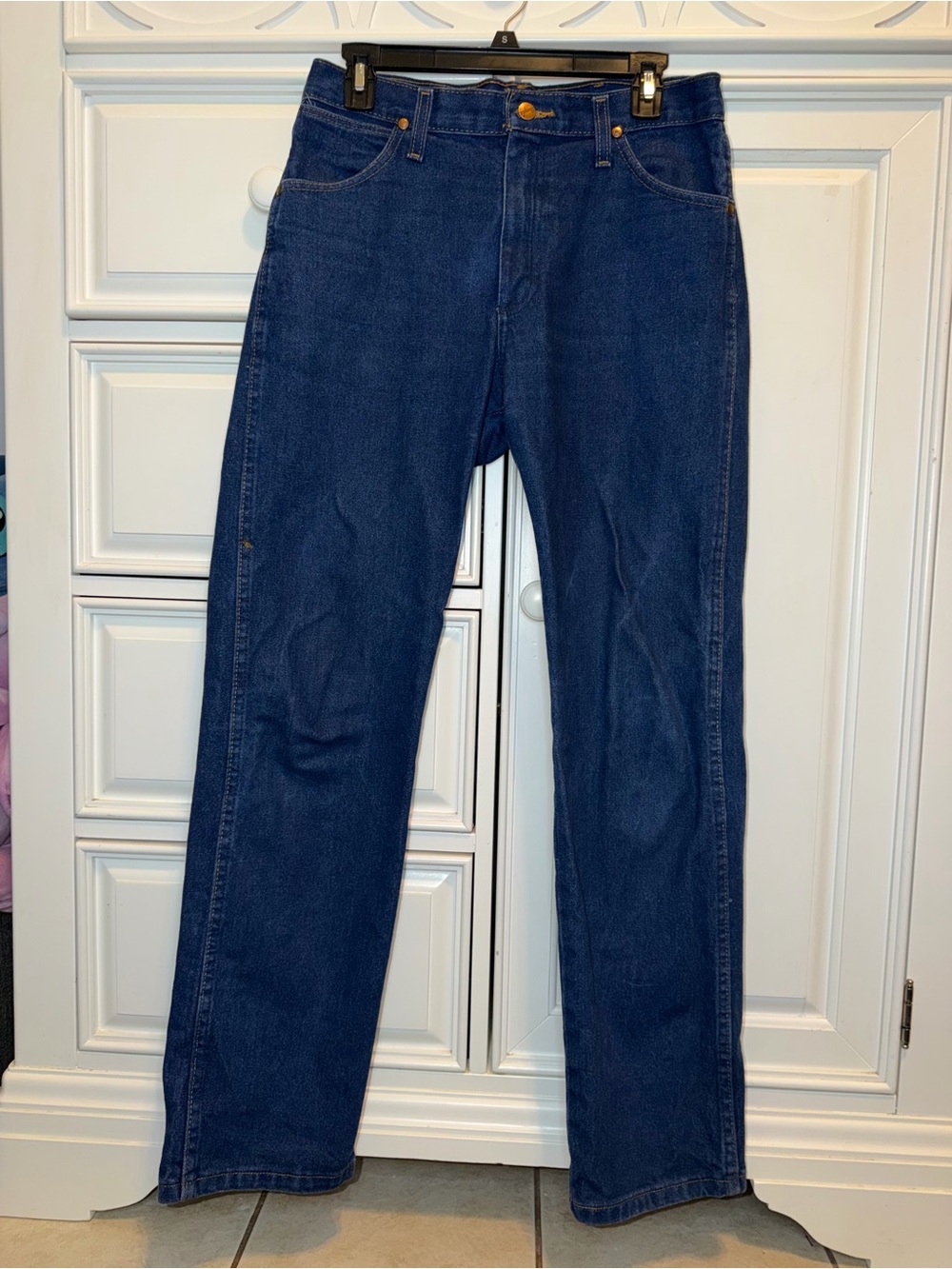 Wrangler Men’s Original Fit Jeans – 30x32 Dark Wash
